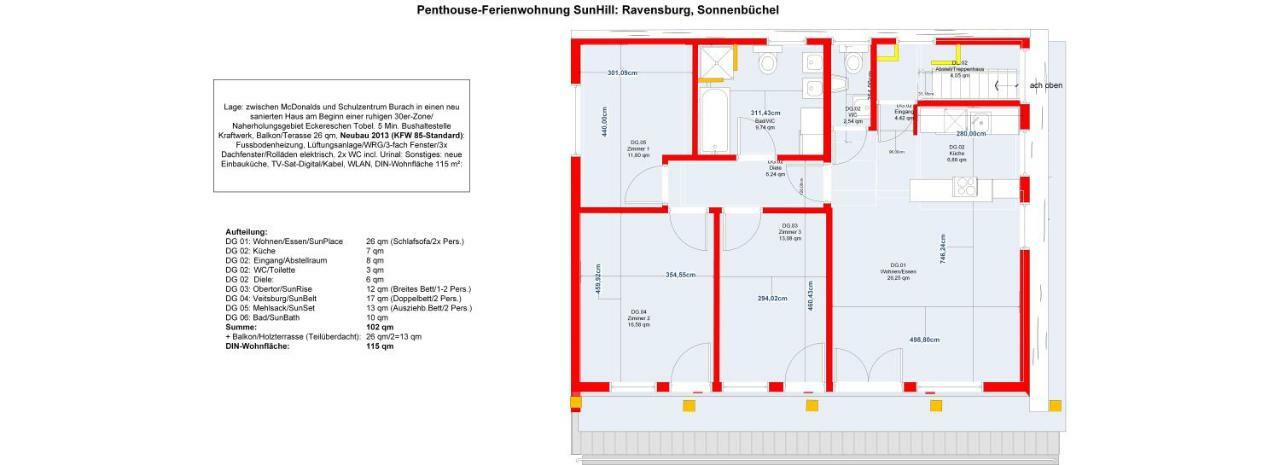 7980 Sunhill Apartementwohnung Ravensburg Exteriör bild
